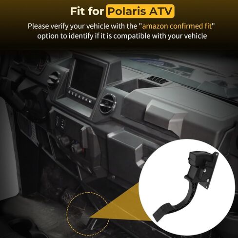 M MATI 4080107 دواسة الوقود دواسة الغاز للقدم لبولاريس رينجر 1000 570 2022-2024 رينجر EV 2023-2024 PRO XD Gas 2022-2024 in Saudi Arabia