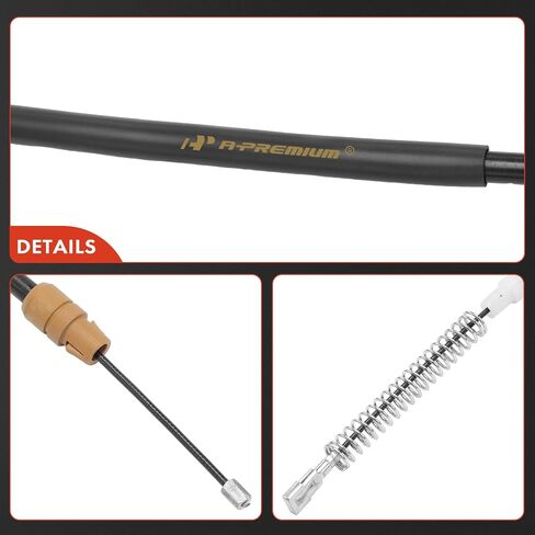 A-Premium Rear Passenger Side Parking Brake Cable Assembly Compatible with Chevrolet & GMC Models: Silverado 3500 HD, Silverado 1500, Silverado 2500 HD, Sierra 1500, Sierra 2500 HD, Sierra 3500 HD in Saudi Arabia