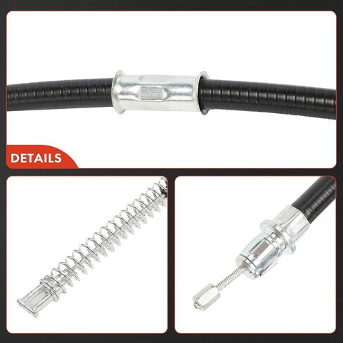 A-Premium Rear Passenger Side Parking Brake Cable Assembly Compatible with Chevrolet and GMC Models: Silverado 1500 Sierra 1500, 2001 2002 2003 2004 2005 in Saudi Arabia