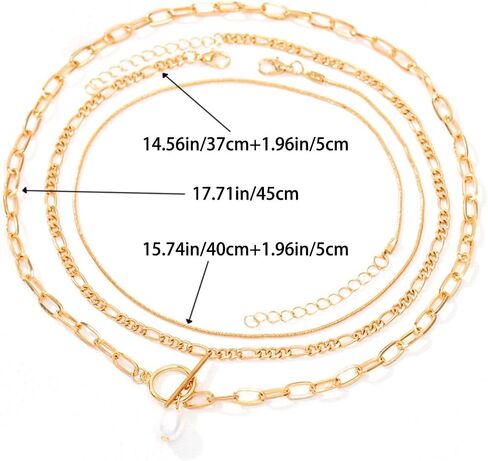 Tgirls Gold Snake Chain Necklaces for Women Layered Necklaces Dainty Choker Necklace Jewelry in Saudi Arabia