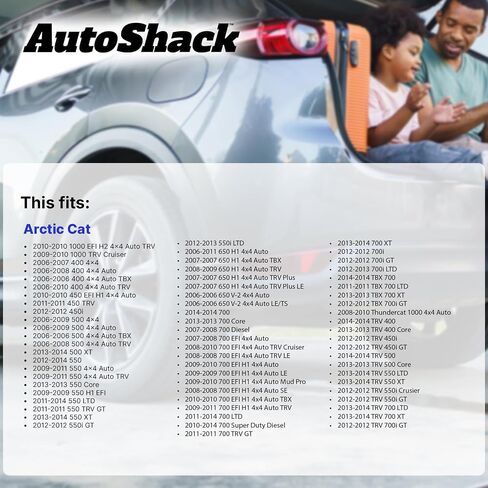 AutoShack Rear Right or Left CV Axle Shaft Assembly Replacement for Arctic Cat 2010-2014 700 Super Duty Diesel 700 XT 550 Driver or Passenger Side ADSKARC8005 in Saudi Arabia