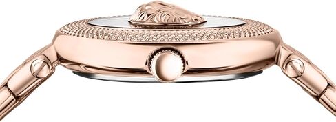 Versus Versace Brick Lane Lion Collection Luxury Womens Watch Timepieces with a Rosegold Bracelet and Case Featuring a Silver Dial in Saudi Arabia