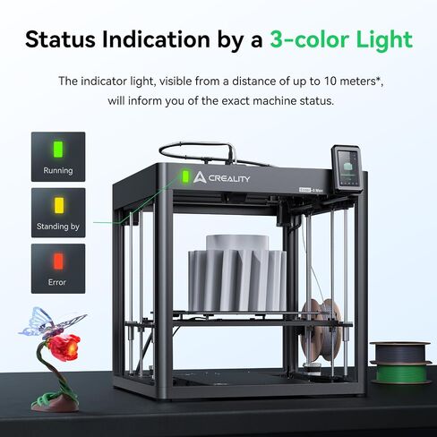 طابعة Creality Ender 3 V3 SE ثلاثية الأبعاد الرسمية، طابعة Ender 3 مطورة، 250 مم/ثانية 2500 مم/ث² سريعة ثلاثية الأبعاد، تسوية تلقائية، طارد مباشر، سرير فولاذي زنبركي PC، خيوط تحميل تلقائي، حجم الطباعة 8.66x8.66x9.84 بوصة in Saudi Arabia