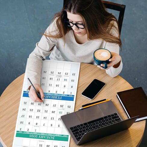 2025 Calendar - 2025 Wall Calendar from January 2025 to December 2025, Calendar 2025 with Premium Paper, Spiral Bound, 14.5'' x 11.5'' in Kuwait