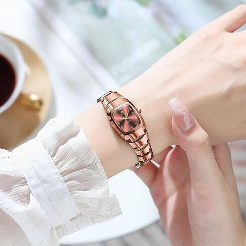 OLEVS Watch Women Luxury Dainty Vintage Square/Round Small Watches for Women Waterproof Stainless Steel Analog Women's Watches with Day Date Fashion Dress Easy Read Female Watch Reloj para Mujer in Saudi Arabia