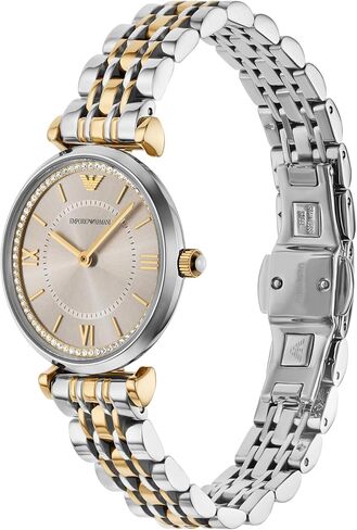 Emporio Armani Women's Two-Hand Two-Tone Stainless Steel Watch (Model: AR11702) in Saudi Arabia