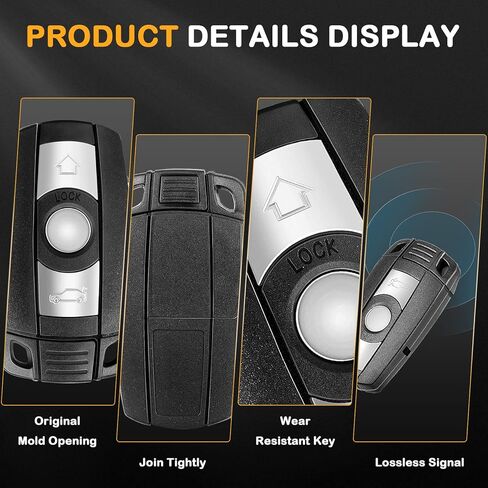 2 X دخول بدون مفتاح مفتاح بعيد فوب ل B-MW 325i 328i 335i 335xi 525i 528i 530i 535i xDrive 545i 550i GT X5 2004-2011 KR55WK49123-868Mhz in Saudi Arabia