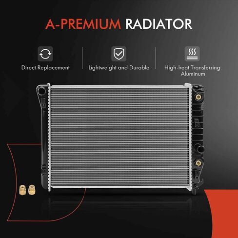 A-Premium Engine Coolant Radiator Assembly with Transmission Oil Cooler Compatible with Chevrolet Corvette 1997 1998 1999 2000 2001 2002 2003 2004 5.7L in Saudi Arabia