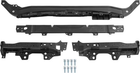 دعم الرادياتير متوافق مع 2017-2018 Hyundai Elantra البديل النهائي لـ HY1225202 64101F2000 الصلب الكهربائي المجهز بتركيبات المبرد الأسود in Saudi Arabia