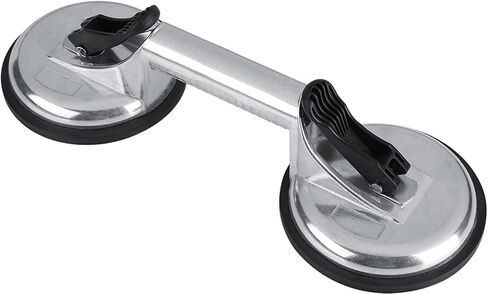 Double Plate Suction Cup, Aluminium Alloy Suction Cup, Professional Double Plates Glass Lifter Mover Dent Puller, for Glass, Metal, and Mirror Lifter in Saudi Arabia