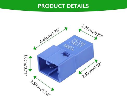 2 قطعة 4-Pin 12V Relay Kit استبدال 25230-79917 يناسب نيسان ألتيما أرمادا فرونتير ماكسيما مورانو باثفايندر روج سنترا فيرسا، لإنفينيتي G37 FX35 EX35 I35 QX4، لسيارة شيفروليه سيتي إكسبريس in Saudi Arabia