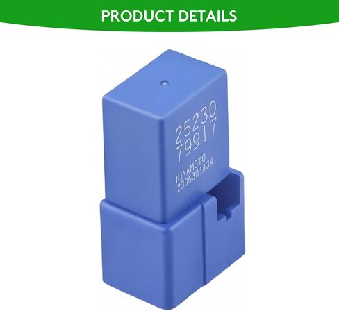 2 قطعة 4-Pin 12V Relay Kit استبدال 25230-79917 يناسب نيسان ألتيما أرمادا فرونتير ماكسيما مورانو باثفايندر روج سنترا فيرسا، لإنفينيتي G37 FX35 EX35 I35 QX4، لسيارة شيفروليه سيتي إكسبريس in Saudi Arabia