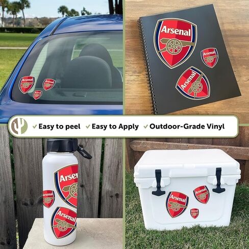 Desert Cactus Arsenal FC Stickers Gunners Decal Vinyl English Football Soccer Laptop Water Bottle Car Scrapbook (Type 3-2) in Saudi Arabia