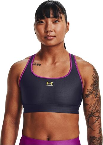 Under Armour Women's HeatGear Mid Padless Sports Bra in Kuwait