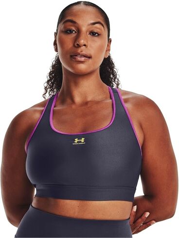 Under Armour Women's HeatGear Mid Padless Sports Bra in Kuwait