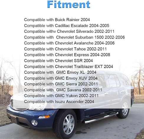 مجموعة حشية رأس الأسطوانة متوافقة مع Chevy Silverado Tahoe Avalanche Express Suburban، Buick Rainier، GMC Envoy Sierra Savana Yukon 4.8L 5.3L V8 2002-2011 لاستبدال CS9284 HS26191PT in Saudi Arabia