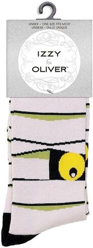 Enesco Quotes by Izzy and Oliver Halloween Cotton Mummy Socks 1 Pair 6009518 in Saudi Arabia