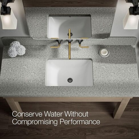 Kohler T26439-4-2MB Tone Wall-Mount Bathroom Sink Faucet Set, Bathroom Faucet with Two Lever Handles, Vibrant Brushed Moderne Brass in Saudi Arabia
