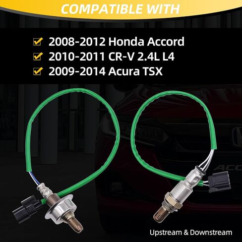 O2 Oxygen Sensor 234-4462 234-9091 Downstream Compatible 2008-2012 Honda Accord 2009 2010 2011 2012 2013 2014 Acura TSX 2.4L L4 Replacement OE#36532-R40-A0 1 36531-R40-A01 in Saudi Arabia