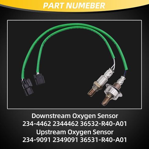 O2 Oxygen Sensor 234-4462 234-9091 Downstream Compatible 2008-2012 Honda Accord 2009 2010 2011 2012 2013 2014 Acura TSX 2.4L L4 Replacement OE#36532-R40-A0 1 36531-R40-A01 in Saudi Arabia