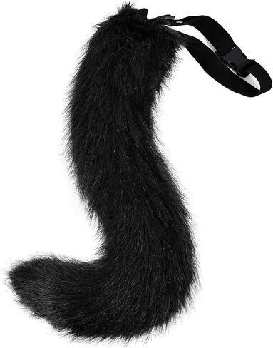 Faux Fur Furry Tail for Cosplay Halloween Fancy Party Costume Accessories in Saudi Arabia