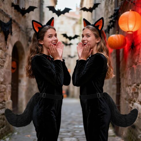 Faux Fur Furry Tail for Cosplay Halloween Fancy Party Costume Accessories in Saudi Arabia