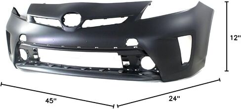 BUMPERS THAT DELIVER - Primered, Front Bumper Cover Fascia Compatible with 2012-2015 Toyota Prius 12-15, TO1000394 in Saudi Arabia