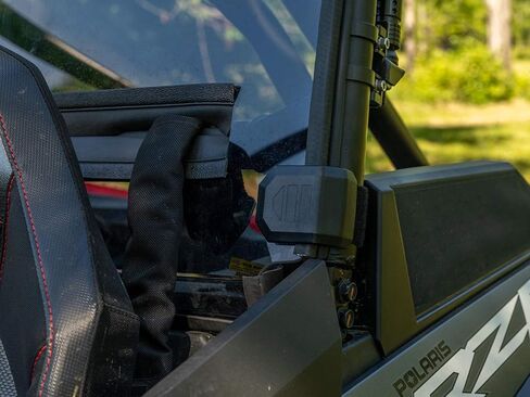 SuperATV Dark Tint Rear Windshield for 2018-2021 Polaris RZR XP Turbo S | XP 4 Turbo S | Standard 1/4" Thick Polycarbonate - 250x Stronger Than Glass | Protects From Debris | Made in USA in Saudi Arabia