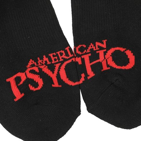 Bioworld American Psycho Norman Bates Men's 3-Pair Athletic Crew Socks in Saudi Arabia