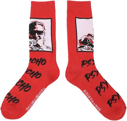 Bioworld American Psycho Norman Bates Men's 3-Pair Athletic Crew Socks in Saudi Arabia