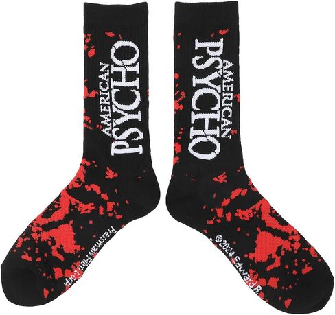 Bioworld American Psycho Norman Bates Men's 3-Pair Athletic Crew Socks in Saudi Arabia