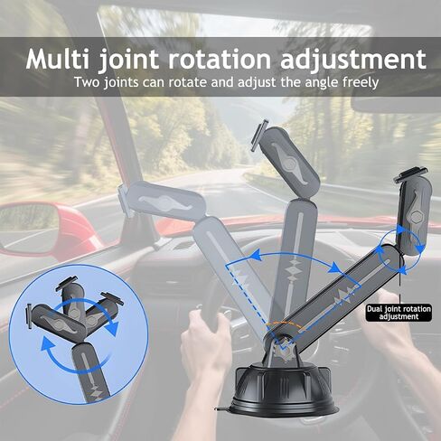 Car Recessed Folding Cup Drink Holder, Sturdy Vehicle Console Water Bottle Can Holder with Suction Cup, Adjustable Automotive Beverage Organizer, Universal for Truck Bus Crane (Gray) in Saudi Arabia