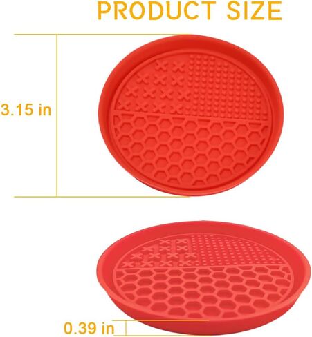 4PCS Car Cup Coaster, Non-Slip Silicone Vehicle Cup Holder Insert Mat, Anti Dust Auto Interior Insulation Cup Holder Embedded in Ornaments Pad Accessories, Universal for Most Cars (Black) in Saudi Arabia