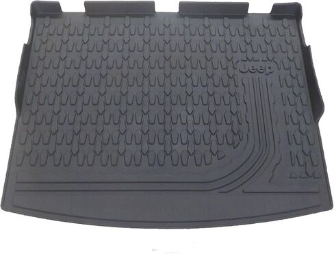 Mopar 82214666 Cargo Tray Molded Cargo Tray, Black with Jeep logo. Fits in cargo area protecting carpet from dirt, grime and wet in Saudi Arabia