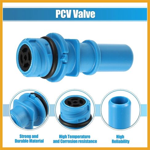 PCV صمام العادم إيجابية علبة المرافق صمامات التهوية لفورد E-150 E-250 2007-2014 لينكولن No.7L3Z6A666A البلاستيك الأزرق in Saudi Arabia