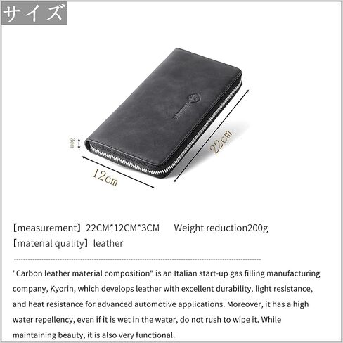 FSD. WG Mens Leather Wallet with Money Large Hand Bag Big Clutch Wallet Gifts for Men in Kuwait