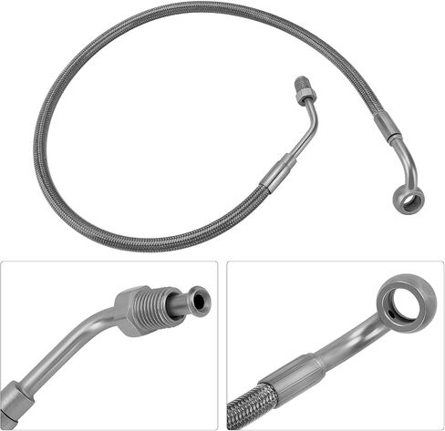 JAVIK Front Left Brake Hose Line Fit for Polaris Ranger 500 2x4/4x4/6x6 Ranger 700 2005-2009,OEM#1910845 in Saudi Arabia