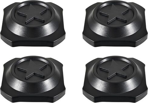 SAUTVS Black Wheel Hub Caps for Polaris RZR XP 1000/XP 4 1000 2024+, Durable PP Material Wheel Rim Cover Center Tire Caps Accessories(4PCS) in Saudi Arabia