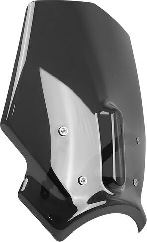 Motorcycle Windscreen Windshield Front Deflector Fairing Replacement for Honda CB650R CB 650R 2024 2025 PC Windscreen Double Bubble (Black) in Saudi Arabia