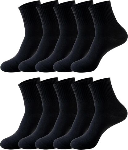 Athletic Crew Socks for Men, Soft and Breathable Mid-calf Socks Men Women in Saudi Arabia