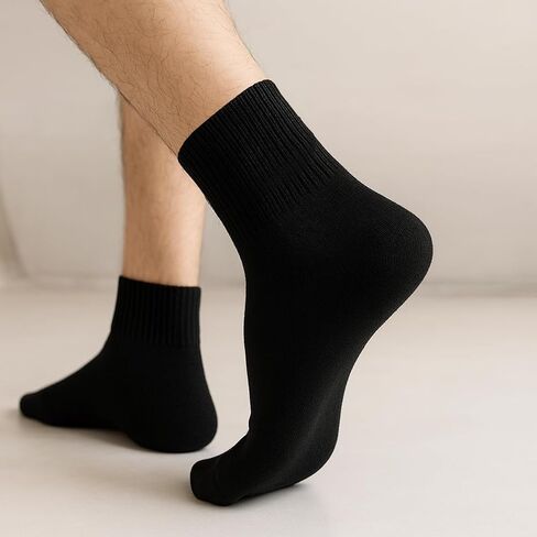 Athletic Crew Socks for Men, Soft and Breathable Mid-calf Socks Men Women in Saudi Arabia