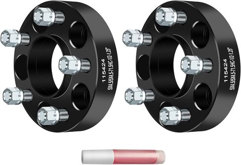 ECCPP 2PCS 1.25 inch Wheel Spacers hub Centric 5 Lug 5x4.5 to 5x4.5 5x114.3mm to 5x114.3mm Fits for 2002-2012 for Jeep Liberty |1987-2006 for Jeep Wrangler |2007-2011 for ford Edge in Saudi Arabia