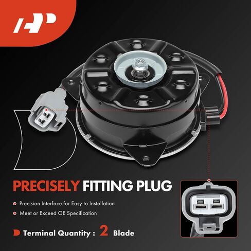 A-Premium Radiator Fan Motor Compatible with Toyota Camry 2012-2017, Avalon 2013-2018 in Saudi Arabia
