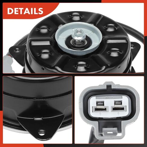 A-Premium Radiator Fan Motor Compatible with Toyota Camry 2012-2017, Avalon 2013-2018 in Saudi Arabia