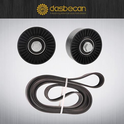 Dasbecan 39112 محرك حزام الموتر بكرة اعوج عدة متوافقة مع BMW 128i 325i 325xi 328xi 330i 330xi 525i 525xi 528i 528xi 530i 530xi 2006-2013 استبدال # ADK0022P in Saudi Arabia