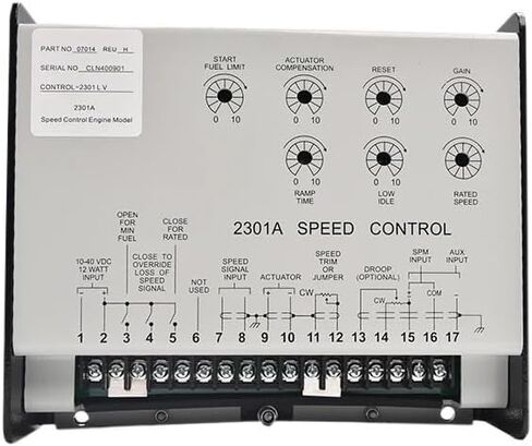 2301A 9907-014 Controller Speed Governor Control Panel in Saudi Arabia