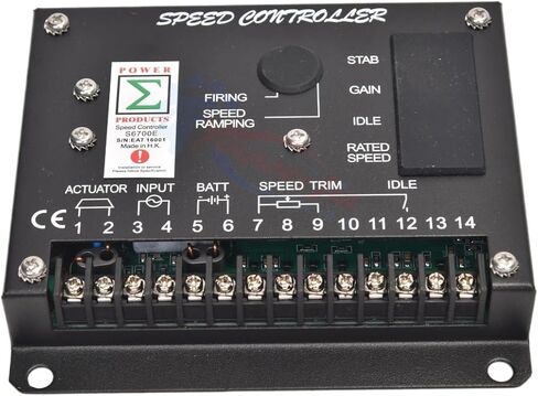 Diesel Generator Speed Control Board S6700E S6700H Electronic Governor for Power Generation f in Saudi Arabia