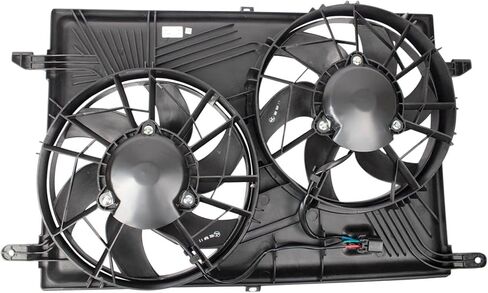 Radiator Dual Cooling Fan Assembly Compatible with 2008-2017 Buick Enclave 2009-2017 Chevrolet Traverse 2007-2017 GMC Acadia 2007-2010 Saturn Outlook GM3115219 in Saudi Arabia