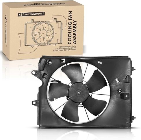 مجموعة مروحة تبريد رادياتير المحرك A-Premium متوافقة مع موديلات أكورا مختارة - MDX 2007 2008 2009، V6 3.7L SOHC - استبدال # 19015RYEA01، 19020RJEA01 in Saudi Arabia