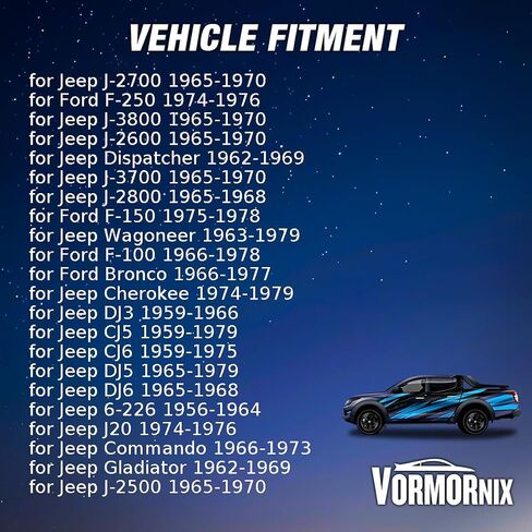 الجبهة نقل حالة الناتج رمح الختم لفورد F-150 ، F-250 ، برونكو 1966 1967 1968 1969 1970 1971 1972 1973 1974 1975 1976 1977-1978 ل جيب شيروكي ، المصارع 1962-1979 1 قطعة in Kuwait